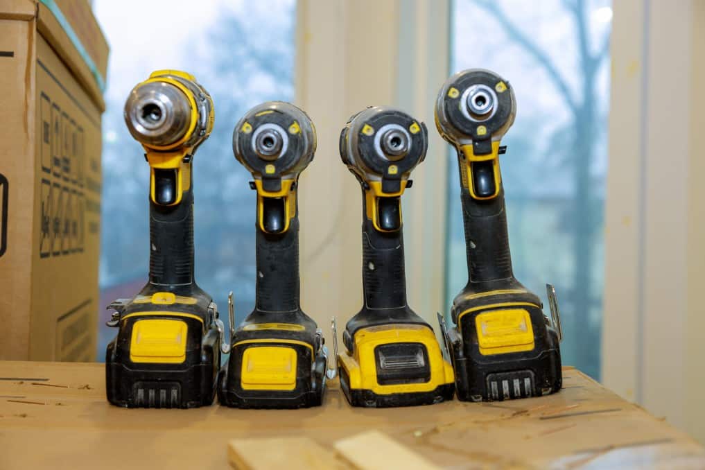 verschiedene Akkuschrauber