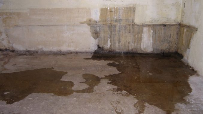 Wasser dringt in den Keller ein Wasser dringt in den Keller ein
