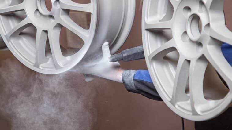 Die Pulverbeschichtung wird häufig bei Reifen angewendet